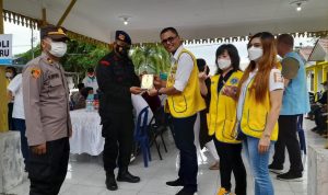 Kompi 3 Batalyon B Sat Brimob Poldasu Gelar Baksos Kesehatan Cek TB Paru
