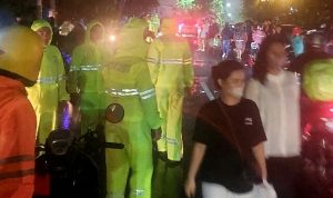 Pasca Hujan Deras, Wakasat Samapta Dan BKO PoldaSu, Langsung Turun Kelapangan