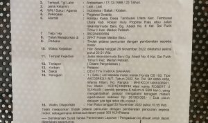Gawat..!! Diparkir Sebentar Motor Honda CB 150 BK 6955 AKM Di Gasak Maling