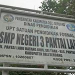 Dugaan Korupsi BOS Afirmasi 2019 Dan Reguler Di SMPN 3 Pantai Labu Terkuak, Disdik DS Jangan Bungkam
