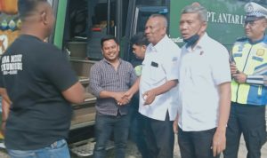Pengemudi Di Tes Urin Polres Dan BNN Madina,  Upaya Cegah Laka Lantas