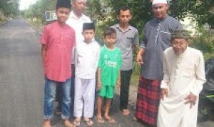 Infrastruktur Dibangun,  Pemdes Dan Masyarakat Jambur Pulau Apresiasi Perhatian Bupati Sergai