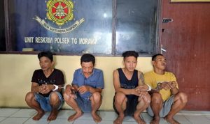 Unit Reskrim Polsek Tanjung Morawa Polresta Deli Serdang Amankan 2 Curanmor Dan Penadah 