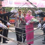 Polres Sergai Gelar Sertijab dan Tradisi Pedang Pora