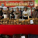 173 Kg Ganja Berhasil Diamankan Polres Deli Serdang