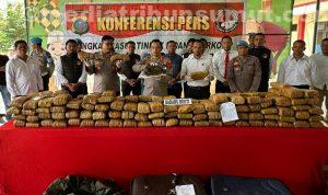 173 Kg Ganja Berhasil Diamankan Polres Deli Serdang