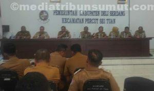 Dinas Tekait Deli Serdang Bahas Soal Banjir Di Percut Sei Tuan