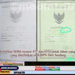 BPN Deli Serdang Dengan Sihar PH Sitorus Dituding Terlibat Mafia Tanah