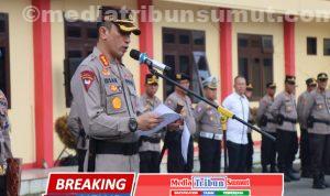Kapolsek Galang dan Kasat Reskrim Polresta  Sertijab