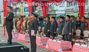 Polres P. Sidimpuan Peringati HUT Bhayangkara Ke 77