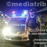 Cegah Kejahatan, Polsek Batang Kuis Patroli Tengah Malam