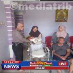 Kapolsek Batang Kuis Serahkan Tali Asih Saat Jumat Berkah