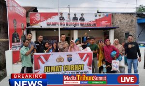 Jumat Curhat, Kapolresta Deli Serdang Sambut Warga di Posko Kampung Bersinar