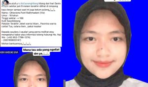 Berita Orang Hilang: Oktaviona Putri (19 Tahun)