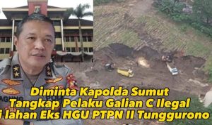 Kinerja Poldasu Disoroti, Galian C Ilegal Di Lahan Eks HGU PTPN II Tunggurono Terus Beroperasi