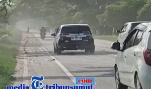 Debu Tebal Di Jln Arteri Kualanamu Dituding Dari Proyek Sport Center