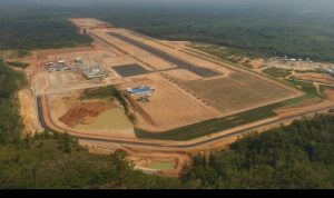 Progres Gabungan Total Fisik Pembangunan Bandar Udara Madina 61%