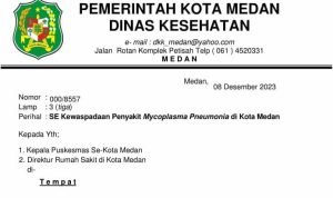 Mau Pupus Trauma Covid19, Pemprovsu Igatkan Waspadai Mycoplasma