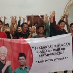 Gerakan Rakyat Bersama Ganjar Mahfud Batubara Ajak Masyarakat Menangkan Ganjar Mahfud.