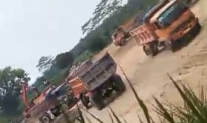 Diduga Di ” Tangan” Mafia Galian C Penegak Hukum Tunduk 