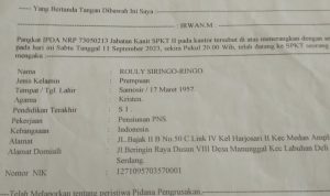Laporan Kasus Pengrusakan Di Polres Pelabuhan Belawan Mengendap