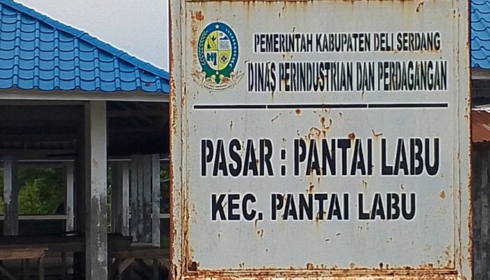 Disinyalir Pembangunan Gedung Pasar Pantai Labu Menghambur Uang Negara 