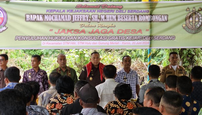 Safari Hukum Kejari Deli Serdang Pada Kades