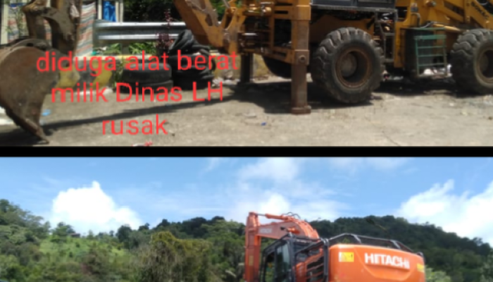 Diduga Dinas LH Tapsel Gelembungkan BBM Alat Berat 