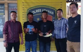 13 Paket Sabu Dari 2 Pengedar Diringkus Polsek Air Joman Polres Asahan 