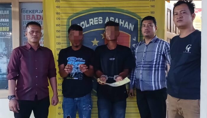13 Paket Sabu Dari 2 Pengedar Diringkus Polsek Air Joman Polres Asahan 