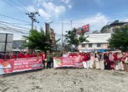 Laut Merah Putih di Jalanan Medan, Aksi Kader Muda Persis Sumut Sambut HUT RI ke-80