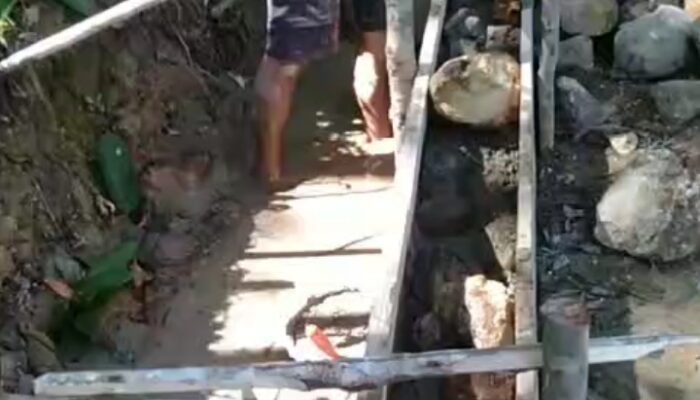 Proyek” Siluman “Ta 2025 Di Desa Padang Mandailing Garugur Dikerjakan Asal Asalan 