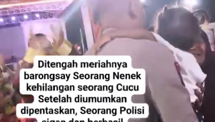 Polisi Gercep Temukan Anak Hilang Di Pagelaran Seni Budaya Asahan