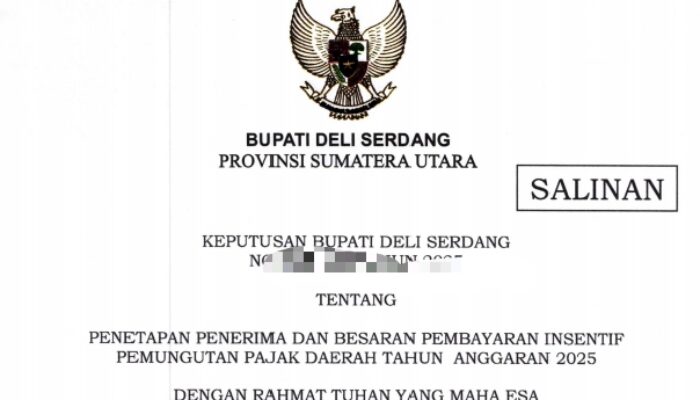 Puluhan Miliar Insentif Pemungutan PPJ Mengalir Ke ASN Di BPD Kab Deli Serdang, Walau Pajak Dipungut PLN 