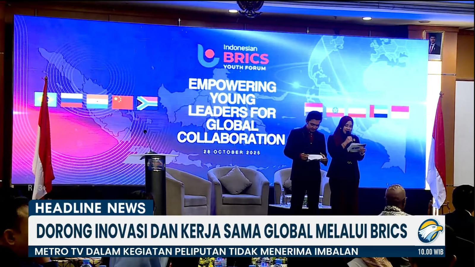 Gebrak Panggung Dunia! Syafi'i Efendi Bawa Semangat Diplomasi Pemuda Lewat Indonesian BRICS Youth Forum 2025