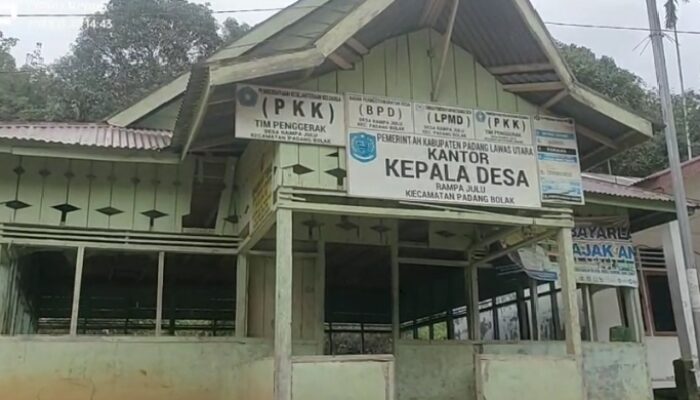 Diduga Kades Rampa Julu Paluta Selewengkan DD Ta 2023 Dan Ta 2024