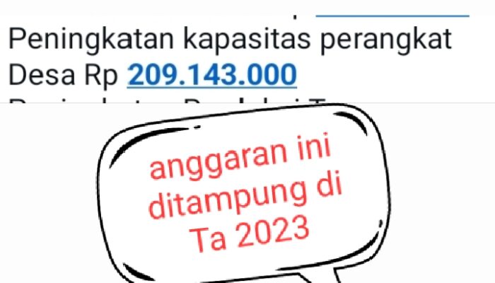 Diminta APH Panggil Dan Periksa Kades Mananti Terkait Kegiatan Gadungan Ta 2023-2024