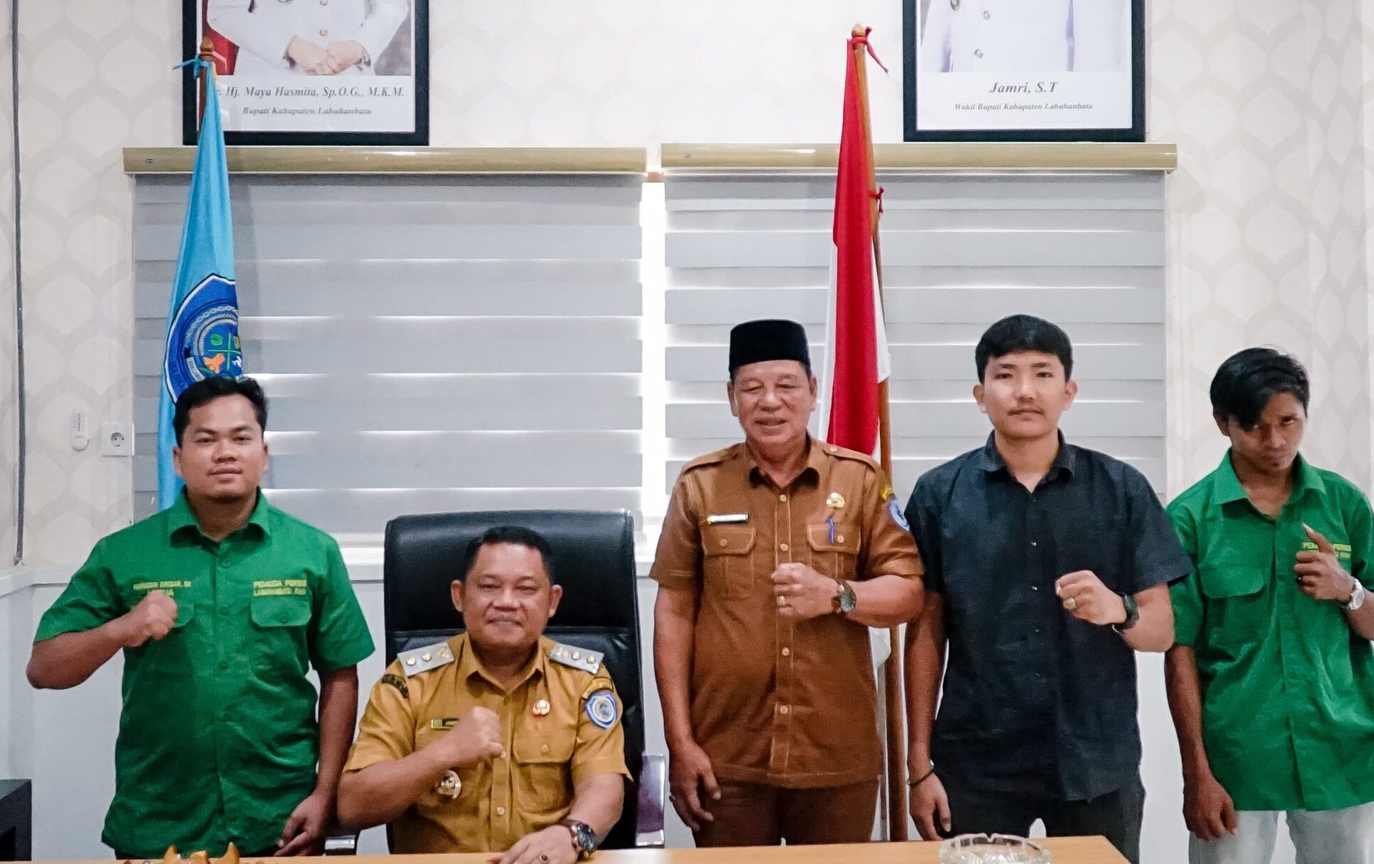 Wabup Labuhanbatu H Jamri ST Terima Audiensi PD Pemuda Persis Labuhanbatu Raya, Bahas Sinergi Membangun Desa Menata Kota