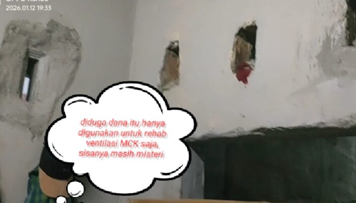 Aliran Dana Rehab MCK Dari DD Ta 2023, Kades Siunggam Julu Tuding BPD 