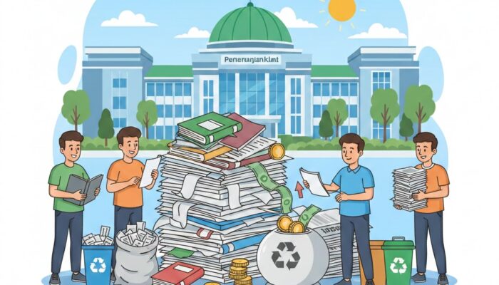 Gerakan Daur Ulang di Kampus Mulai Digalakkan, Sampah Kertas di UINSU Disulap Jadi Rupiah!