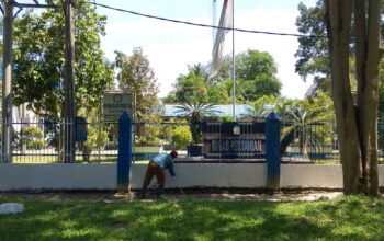 Proyek ” Siluman”  Di Lingkungan Kantor Dinas Pertanian Deli Serdang Sedang Dikerjakan 