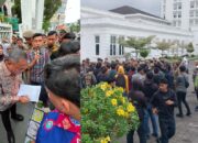 Heboh Hibah Rp 25 Miliar, Ratusan Mahasiswa Labusel Geruduk Kantor Gubernur Sumut: Evaluasi Bupati!