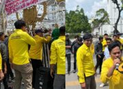 PERMA LABUSEL Demo di Kantor Gubernur Sumut, Soroti Hibah Mako Polres Rp 25 Miliar dan Penundaan Pilkades