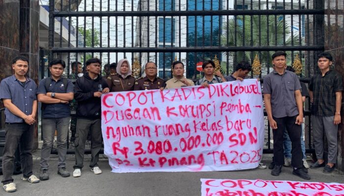 Gak Sesuai Anggaran, Perma Labusel Minta Kejatisu Bongkar ‘Kongkalikong’ Kadisdik Labusel