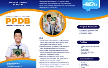 SMP IT RA Kartini Buka Lowongan Beasiswa Penuh, Gratis SPP Sampai Tamat dan Seragam Sekolah, Ini Syaratnya!