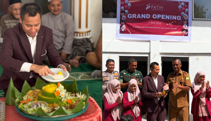 Mimpi Besar dari Aceh Besar! Syafii Efendi Buka TK Fatih International School, Siapkan Generasi Paten Indonesia Emas 2045!