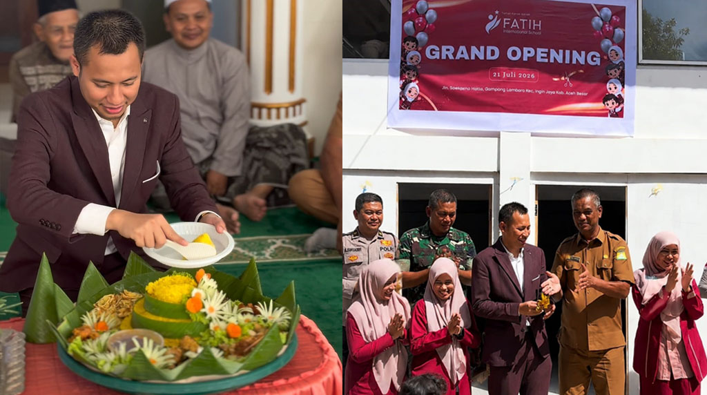 Mimpi Besar dari Aceh Besar! Syafii Efendi Buka TK Fatih International School, Siapkan Generasi Paten Indonesia Emas 2045!