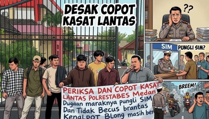 “Jangan Masuk Angin, Pak!” AMPK SU Gebrak Mapoldasu, Dugaan Pungli Satlantas Medan Ditagih Tuntas