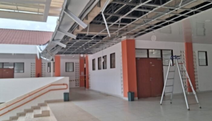 Baru Selesai Dibangun, Plafon Sekolah Rakyat Di Tapsel Ambruk 