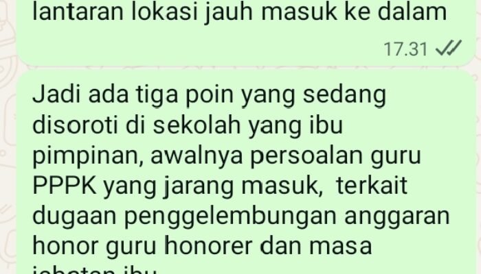 6 Hari Kepsek SDN 101228 Bungkam, Kabid SD Disdik Tapsel Malah Persoalkan Administrasi Media 